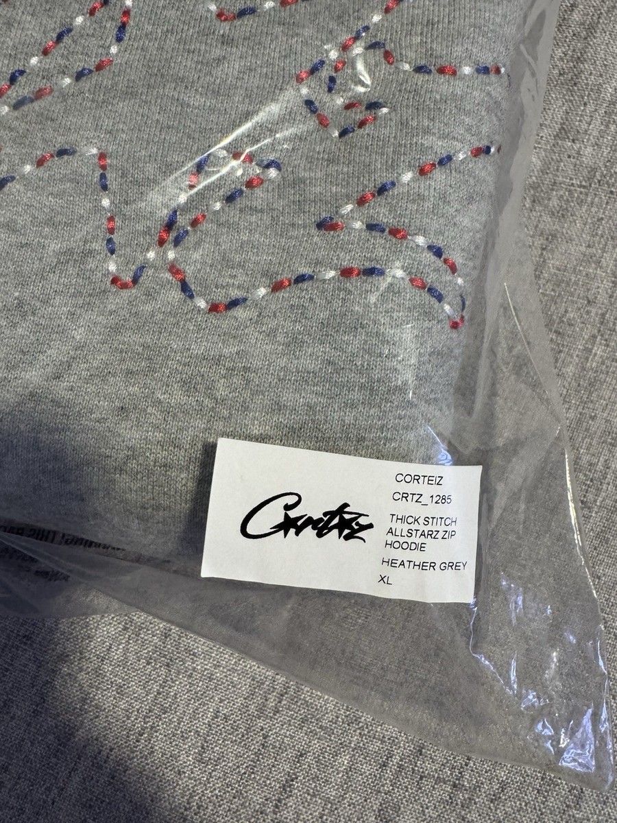 Corteiz Thick stitch “ALLSTARZ” Zip Hoodie! SZ XL NYC POP-UP