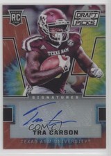 2016 Panini Prizm Collegiate Draft Picks Tie-Dye 1/49 Tra Carson #194 Auto 0af