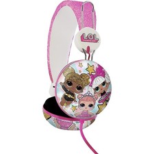 Image of LOL Surprise Childrens/Kids Glam Glitter On-Ear HeadphonesOne Size Multicoloured