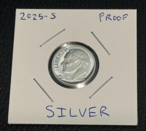 2025 S Roosevelt Dime Gem DCam Proof 99.9% Silver Just Over 200,000 Minted!