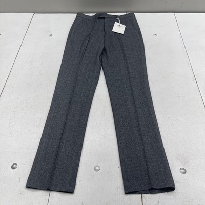 Birmingham Wear Dress Pants Mens 29x32 Gray Check Suit Tommy 3 Piece Formal