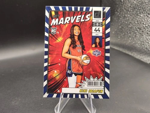 2025 Donruss WNBA #16 Kiki Iriafen Net Marvels Rookie Mystics