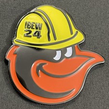 IBEW Local 24 Challenge Coin Baltimore Maryland Orioles Bird MLB