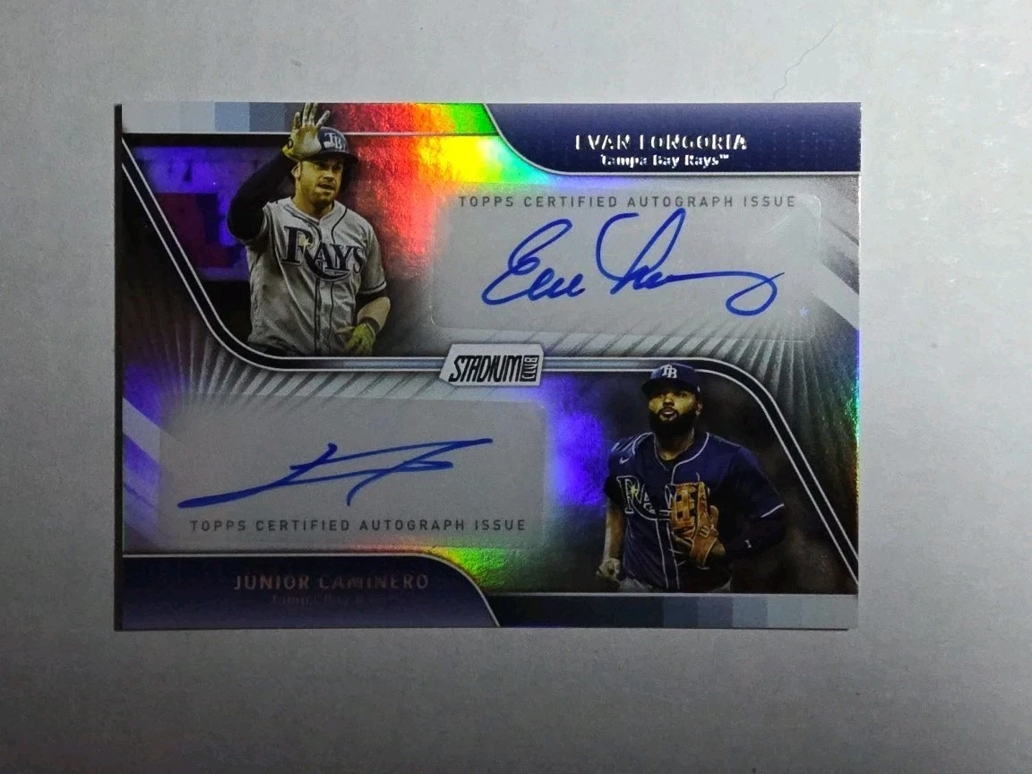 Evan Longoria Autographed Baseball Sports Trading Cards