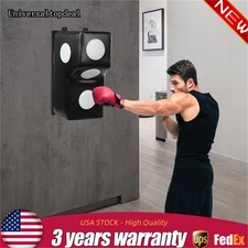 Wall Mount Punching Bag Boxing Training Equipment For Hooks Uppercuts Home Gym