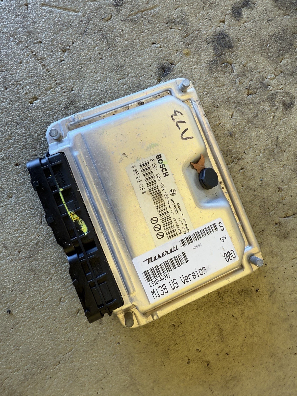 04-11 Maserati Quattroporte M139 4.2L ECU Engine Control Module 0261208592 Oem 