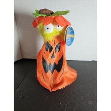 Rare Vintage DANDEE Halloween Pop-Ups Plush Monster Pumpkin Works Push Down Pop