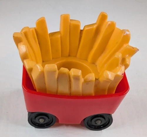 Fisher Price Little People McDonald's French Fry Cart - used, vintage