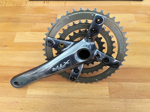 Shimano XTR - FC M960 Chainset - 175mm - complete with Middleburn rings 44/32/22