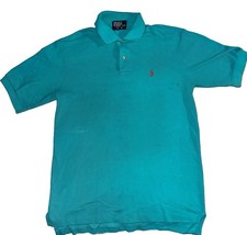 Vintage Polo Ralph Lauren Shirt Mens Large Red Striped Made In USA 90s *Flaw*
