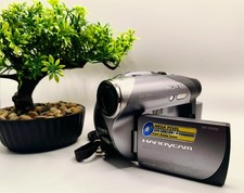 Sony Handycam DCR-DVD205E Handheld DVD Camcorder Silver Tested Charger 346