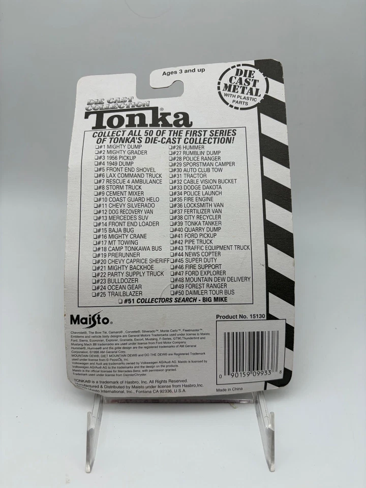 Juguete turístico Tonka Daimler Tour Bus de metal fundido a presión escala 1:64 Foto 2 de 2