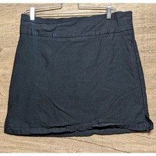 Rafaella Women's Size XL Comfort Stretch Skort Skirt Shorts Black Pull On