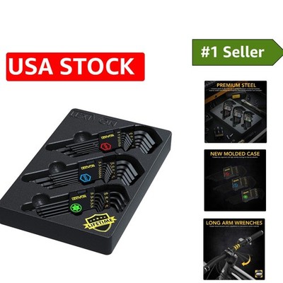 Precision Engineered 35-Piece Hex & Torx Wrench Key Set - S2 Steel Benefits