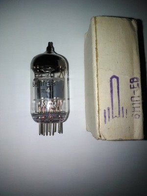 2 pcs 6N1P-EV=ECC88/E88CC/6922 Soviet double triode tested by L3-3 tubetester