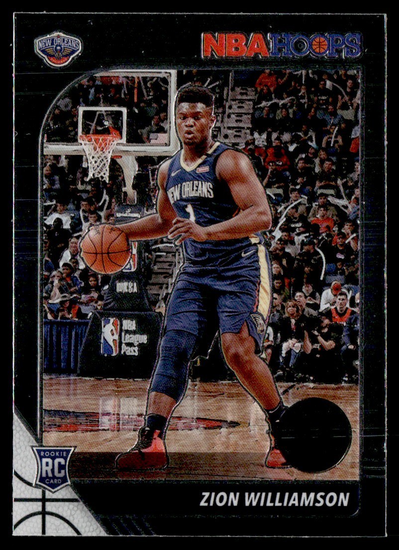 Zion Williamson 2019 Hoops Premium Stock #258 Base Price Guide