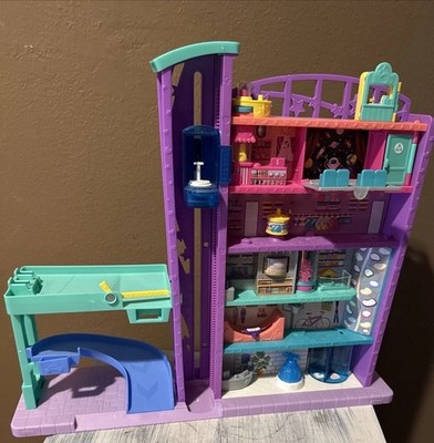Polly Pocket Pollyville Mega Mall 6 Floors Elevator doors Shops Fun Mall ONLY