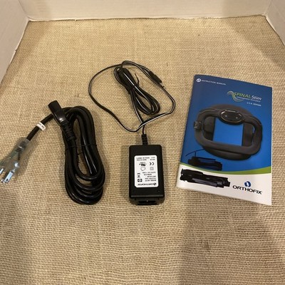 Orthodox Spinal-Stim Osteogenesis Stimulator power cord and manual model #2212
