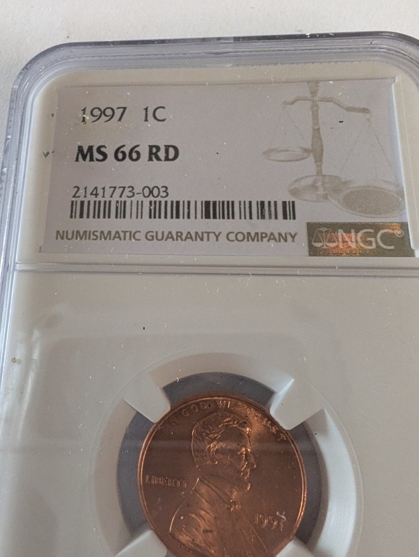 Penny 1997 Certied NGC