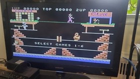 ColecoVision Console and 10 Game cartridges: Zaxxon, Time Pilot, Popeye...