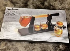⛳️ Wine Savant Golf Club Whiskey Decanter and 4 Liquor Glasses New Box