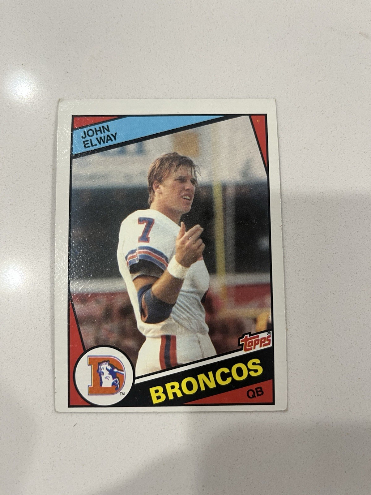 1984 Topps - John Elway #63 (RC) Broncos