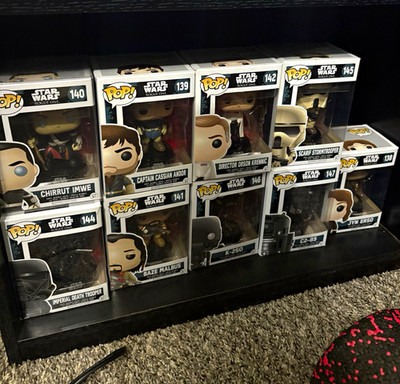 Funko Pop! Star Wars Rogue One Whole Collection 9 Boxed Vinyl Figures Unopened