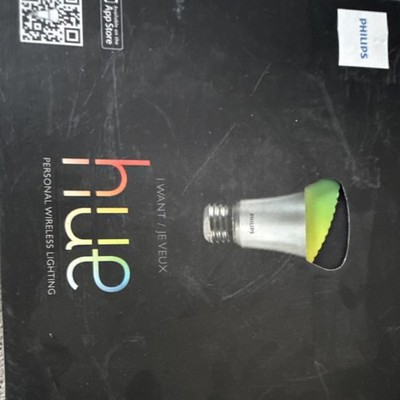 Philips Hue White and Color Starter Kit, 3 Bulbs, Color Changing, App Control