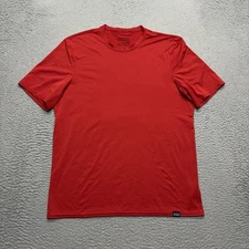 Patagonia Capilene Base Layer Daily Shirt Men’s Medium Red Performance Crew Tee