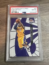 2012 Panini Past and Present - Treads #24 Kobe Bryant PSA 8 Lakers