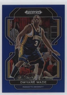 2022-23 Panini Prizm Draft Picks Blue Prizm 126/199 Dwyane Wade #16 HOF 1pe9