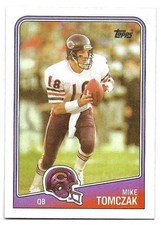 MIKE TOMCZAK 1988 TOPPS ROOKIE CARD NEAR MINT+ CONDITION. rookie card picture