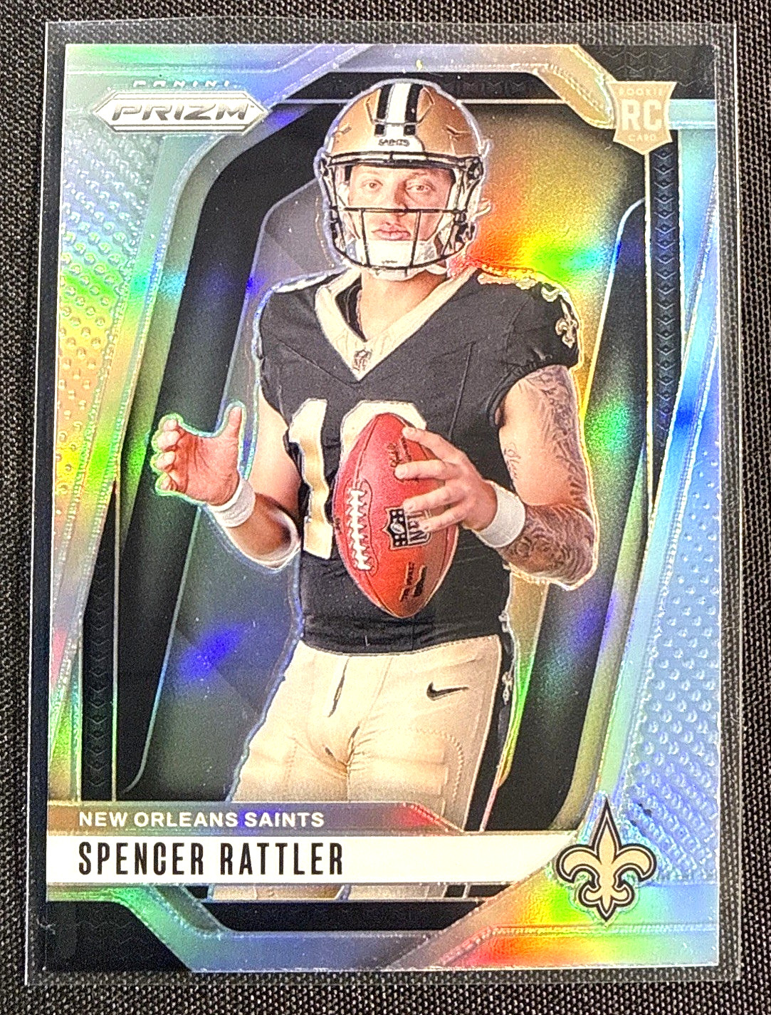 SPENCER RATTLER - 2024 PANINI PRIZM #37 ROOKIES VARIATION SILVER PRIZM (RC/SP)