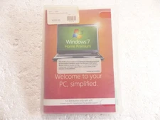 Microsoft Windows 7 Home Premium (DVD, 2009, 1-Disc) 64-Bit Software w/ Key OOP!