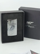 S.T. Dupont MaxiJet Lighter, Chrome 007 James Bond, 020167N In Box