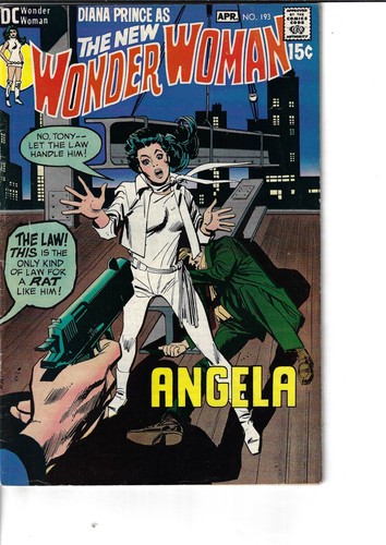 Wonder Woman 193 Angela VG/F 1971 Glossy