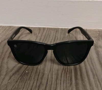 Knockaround Classics Black/Black Square Polarized Sunglasses 49-16-143