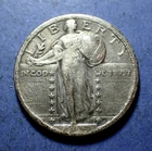 1919  Standing Liberty Quarter  Ch. VF