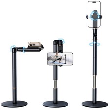 Retractable Stand for Desk,10.2-24.4in Height Adjustable Rotating Holder for ...