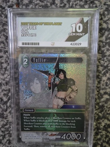 Yuffie Ace 10 Graded Card