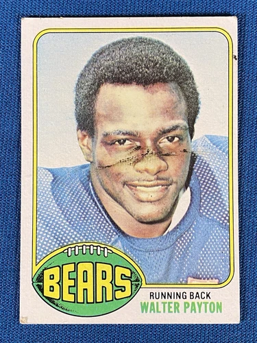 1976 Topps Walter Payton Rookie Football Card #148 Chicago Bears Lt#28