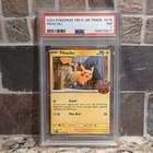 2024 POKEMON TRICK OR TRADE #018 PIKACHU PSA 7 COSMOS HOLOGRAM