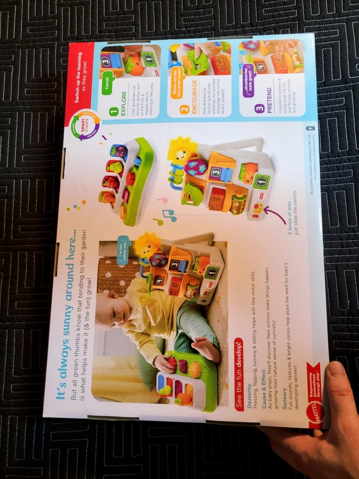 Fisher-Price Grow the Fun Garden Set de Regalo - Juguete de Aprendizaje para Bebé con Música, Luces Foto 4 de 4