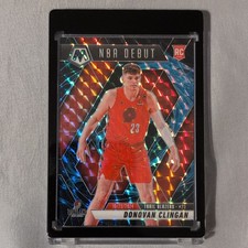 2024-25 Panini Mosaic Donovan Clingan NBA Debut Rookie #261 Trail Blazers