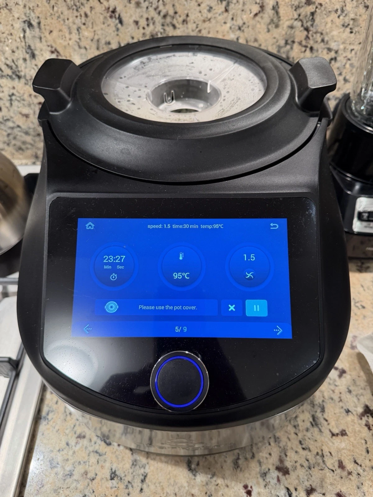 Chef Robot CR-8 Electric Pressure Cooker Touchscreen 3.5 qt Stainless Steel