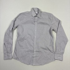 Calvin Klein Mens Dress Shirt Non-Iron Wrinkle Free Stretch Purple 15.5 36/37