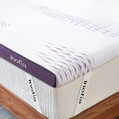 King Size Schaumstoff Matratzenauflage 8cm Gel Memory Foam Bettauflage mit waschbarer Bucht