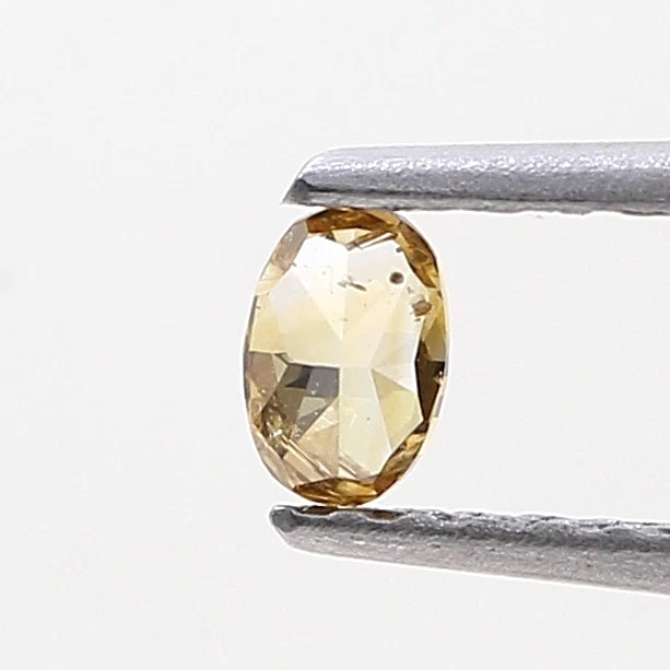 BROWN NATURAL DIAMOND FANCY OVAL DIAMOND ROSECUT DIAMOND 0.11TCW VS1 CLARITY - Image 2 of 4