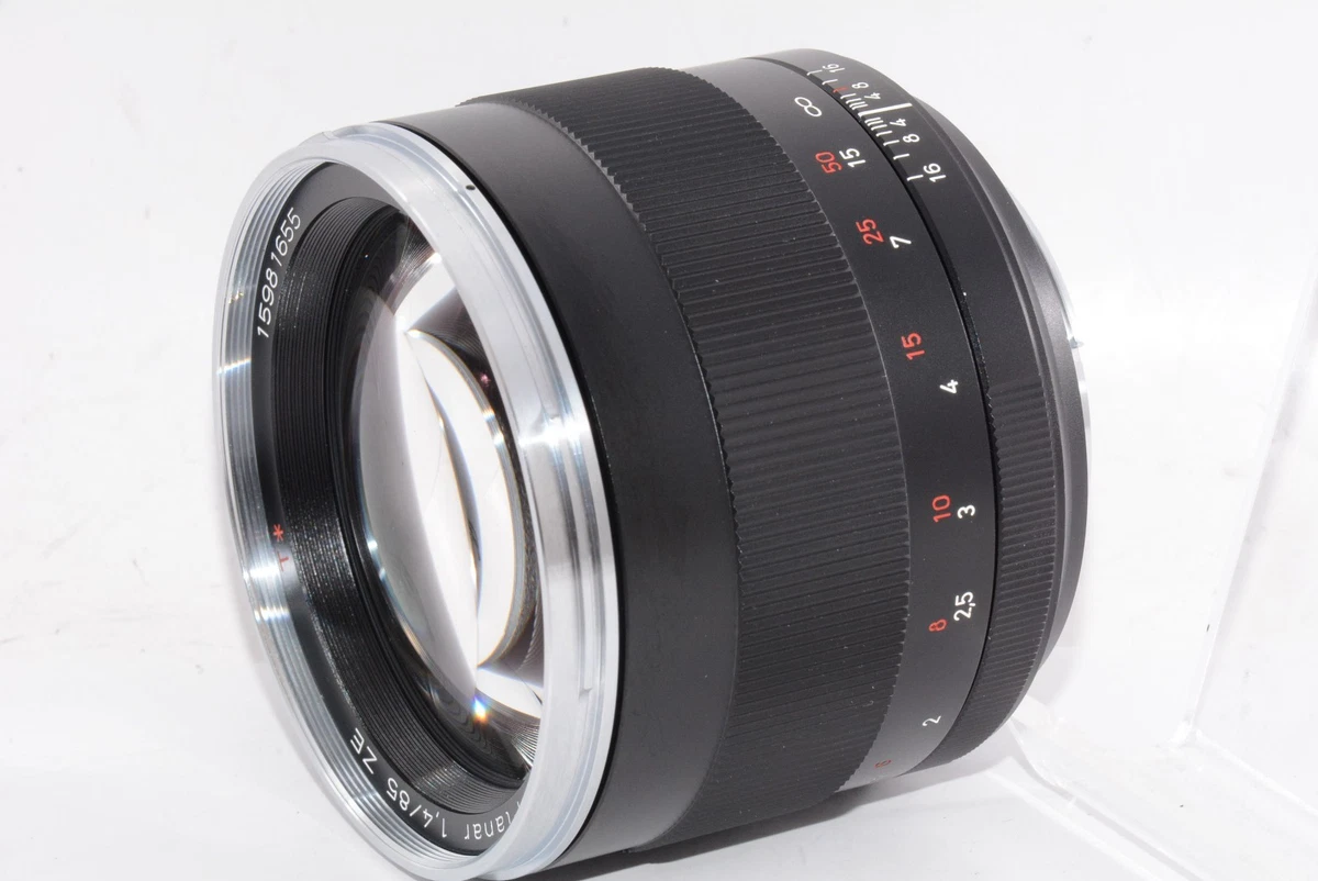 ZEISS Planar T* Canon EF 85mm Focal Camera Lenses for sale | eBay