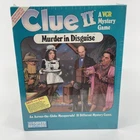 Clue II: Murder in Disguise VCR Game 1987 Sealed Parker Brothers Vintage NEW